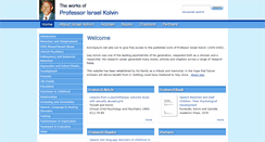 Desktop Screenshot of kolvinpsych.net